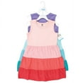 thumbnail image 2 of Hudson Baby Baby Girls Cotton Dresses, Ombre Coral Teal, 10 Years, 2 of 4