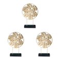 thumbnail image 4 of Guardoinrt Creative Nordic Home Decoration Accessories Iron Office Home Desktop Decor Gold M 3Set, 4 of 6