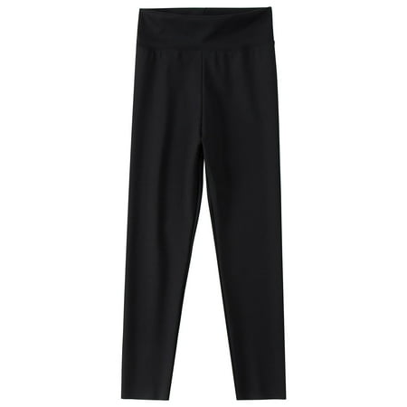 DJskiyers Girl s Athletic Leggings Stretchy Dance Pants Soft High Waisted Tights Comfy Lounge Pants Base Layer Pants Active Trousers