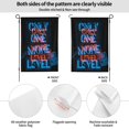 thumbnail image 5 of ZNDUO Game Mode Slogan Color Blue Pattern Garden Flag, 12.5"x18" Double Sided Polyester Flag for Garden Farmhouse Patio Home Decor, 5 of 8