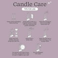 thumbnail image 6 of Mainstays Paraffin Wax 10" Ribbed Taper Candle, Unscented, Purple, 4 Pack, 6 of 7