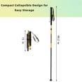 thumbnail image 6 of Ultra Light Carbon Fiber Trekking Poles | Collapsible Walking Sticks for Hiking & Trail Running | 125cm Non Adjustable, 130g, Shiny Yellow, Anti-Slip Grip for Men & Women, 6 of 7