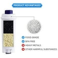 thumbnail image 4 of 2-Pack Spring Source Coffee Espresso Machine Water Filter Replacement For DeLonghi DLS002, DLS C002, SER3017, 551329811, ESAM, ECAM, ETAM Series, 4 of 5
