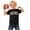 Black#9527, variant on Baby Boys Short Sleeve T-Shirts Crew Neck Big Bro Letter Graphic Tee Tops for Boy Soft Dailywear
