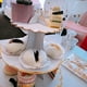 thumbnail image 3 of Moyic Soporte de pastel de 3 niveles, soporte de exhibición para magdalenas, magdalenas, festivales, bodas, aniversario, fiesta, mesa, bandeja de Kits de decoración para fiestas Amarillo Moyic HA063183-02, 3 of 6