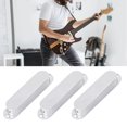 thumbnail image 4 of 3 uds cubierta de pastilla única ABS plata guitarra eléctrica Accesorios para Instrumentos Musicales, 4 of 8