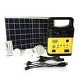 thumbnail image 3 of Portable Solar Generator Outdoor Camping Illumination System Bt Mp3 Polycrystalline Solar-Panel With 3Pcs Led Lights, 3 of 5