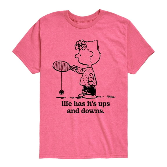 Peanuts - Life Has Ups Downs - Toddler And Youth Short Sleeve Tee