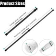 thumbnail image 5 of Trianu 4 Pcs Window Security Bars Adjustable Spring Tension Rod Sliding Glass Door Stick for Door with Rubber Tips, Extends from 21.65-35.4 inch, Black, 5 of 7