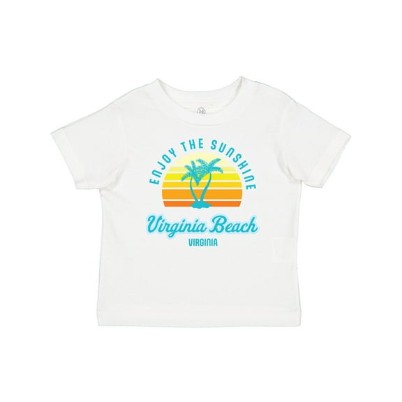 Inktastic Summer Enjoy the Sunshine Virginia Beach Virginia in Blue Boys or Girls Baby T-Shirt