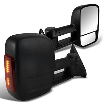 Spec-D Tuning RMX-C1088LED-P-FS Chevrolet Chevy C10 Pick Up Truck Power Towing Mirrors W/ Led
