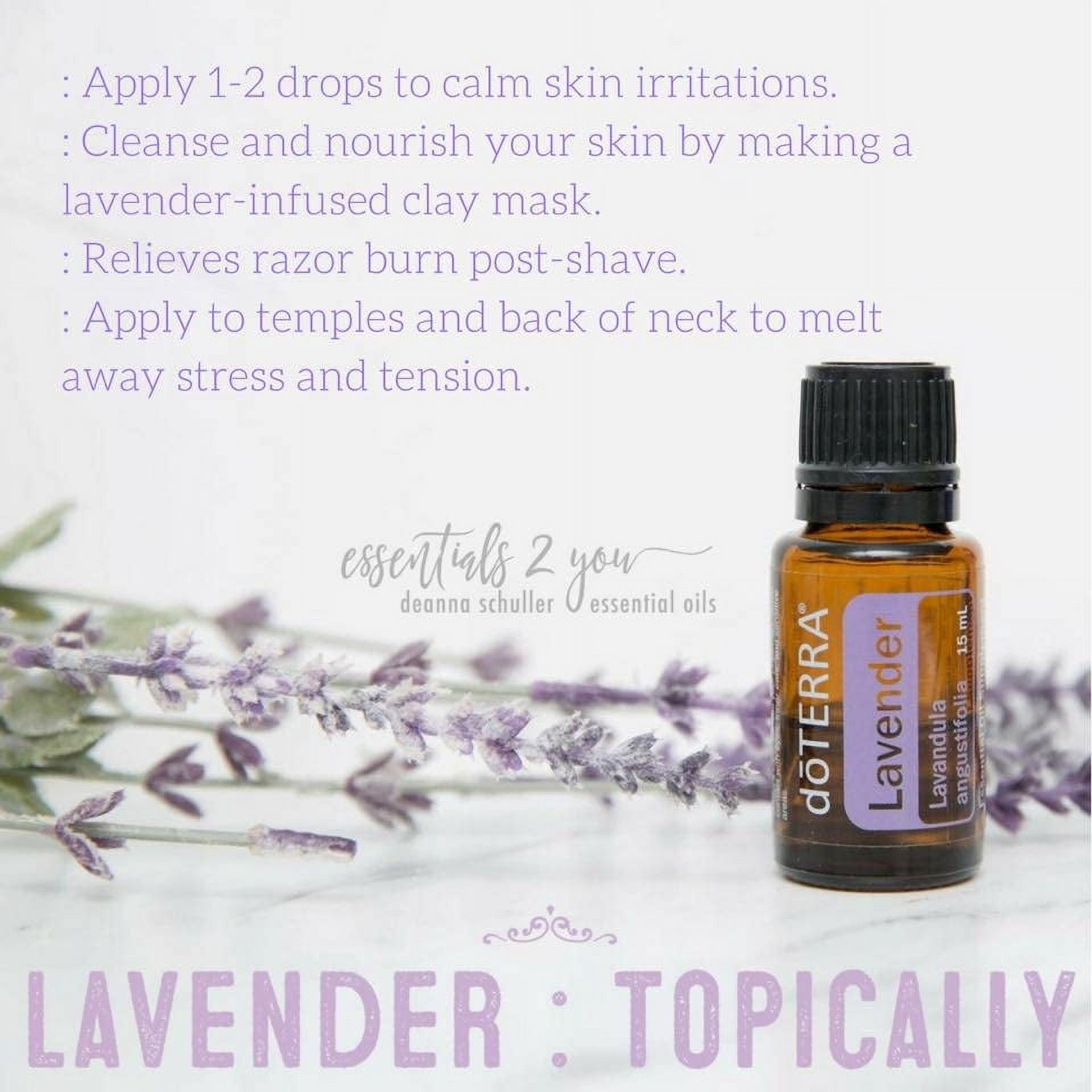 doTERRA Lavender Essential Oil - 15 ml (Lavender)