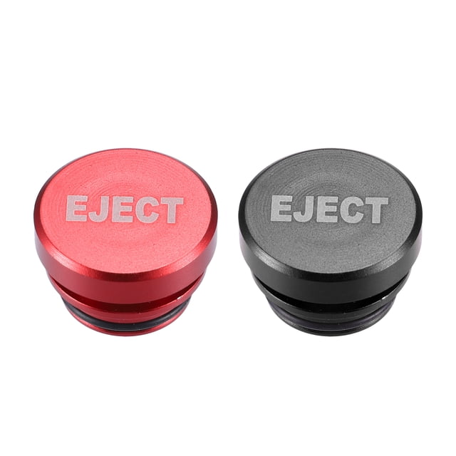 Unique Bargains Cigarette Lighter Plug Cover Dustproof Cigarette Lighter Socket Cover Cap for Car Truck SUV with 12 Volt Accessory Plugs Red Black (Set of 2)
