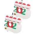 thumbnail image 4 of Tree Hanging Ornaments, Tree Hanging Pendant, Lovely Patterns 2Pcs Exquisite Special Elements R for Christmas Tree Gift Family Holiday Decor Family and Friends #1,#2,#3,#4,#5, 4 of 8