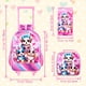 thumbnail image 3 of Mochila con ruedas AGSDON para niñas con bolsa para almuerzo y estuche para lápices, 3 of 8