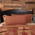 thumbnail image 2 of VHC Brands Ninepatch Star Bedroom Decor, King Pillow Case w/Applique Border Set of 2, 21x40, 2 of 3