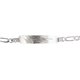thumbnail image 5 of JOYARIS Pulsera Mujer Esclava Fígaro Plata925 Placa Diamantada 4 Mm Talla Largo/Ancho:20 cm x 4 mm PT-0000295, 5 of 5