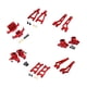 thumbnail image 3 of Accesorios de actualización 1:20 Copa trasera RC Kits de actualización de metal para 1/20 20208 rojo, 3 of 9