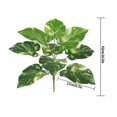 thumbnail image 2 of Planta artificial Hoja Oficina en casa Verdor Decoración Banquete de boda Planta falsa de plástico, Punto blanco, Árbol de hoja perenne kenally HA6782-08B, 2 of 6