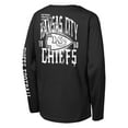 thumbnail image 3 of Youth Outerstuff Black Kansas City Chiefs Rumble Long Sleeve T-Shirt, 3 of 3