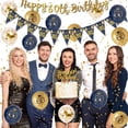 thumbnail image 6 of 60th Birthday Decorations for Men, Blue Gold Balloon Arch Kit with Happy Birthday Banner, Latex Balloons Confetti Balloons for Party Decorations Supplies, 6 of 7