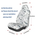 thumbnail image 2 of Lsque Vintage Sailboats Pattern Car Seat Covers for Front Seats , Waterproof Seat Covers for Cars, Sporty Front Seat Covers,Car Seat Cover Protector Front Seats, 2 of 5