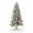 Prelit 4-color 8-mode With Pinecones, variant on 6FT Pre-Lit Flocked Green Artificial Christmas Tree with 8 Modes 4 Color 200 Lights, Xmas Tree with Pine Cones &1200 Branch Tips, Foldable Stand & Fire Resist for Festive Holiday Decoration