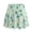 Blue Starfish Pattern, variant on Whosucclay with Pockets Women's Athletic Tennis Skirt for Golf Yoga, White Lily Floral Pattern Polyester Spandex Built-in Shorts Athletic Skort 2 Side Pockets, Size Large