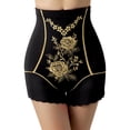 thumbnail image 1 of Body Sculpting Corewear For Everyday Use With Floral Embroidery High Waist Seamless Panties For Lift And Contouring, 1 of 5