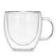 thumbnail image 5 of Taza de café térmica de oficina de doble pared transparente con asa de 350 ml 350ml, 5 of 9