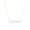 Colorname Misc: Rose, variant on 14k Yellow Gold Side-ways Adjustable Mini Name Plate Necklace 18 Inch Pendant Necklace for Women