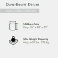 thumbnail image 3 of Intex 64953E de Luxe Matelas Pneumatique Très Grand à Double Zone 22 Pouces avec Pompe à Air Intégrée, 3 of 12
