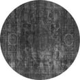 thumbnail image 1 of Ahgly Company Indoor Round Oriental Gray Modern Area Rugs, 8' Round, 1 of 4