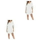 thumbnail image 2 of Qarigey Vestido informal para mujer, traje de baño que cubre hasta 3/4, manga de campana, empalme de malla, ropa de playa con cuello en V Type1 NO1, 2 of 6