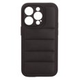thumbnail image 1 of Funda para teléfono con diseño de chaquetas de plumas negras, piel sintética, suave, protectora para iPhone 14 Pro, 1 of 13