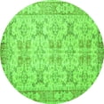 thumbnail image 1 of Ahgly Company Indoor Round Persian Green Traditional Area Rugs, 5' Round, 1 of 1