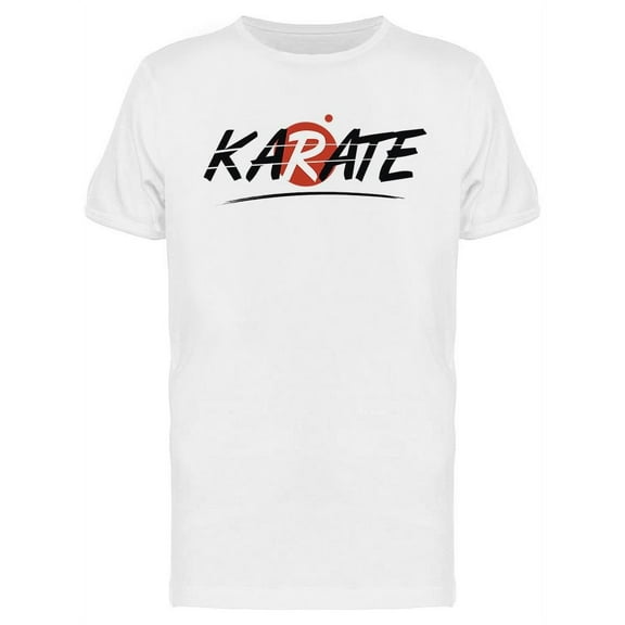 Karate Word T-Shirt Men -Image by Shutterstock, Male 3X-Large