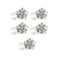 thumbnail image 1 of Baohd 5x Generic Button Covers For Shirts Crystal Fancy Buttons Set Clip On Button A, 1 of 6