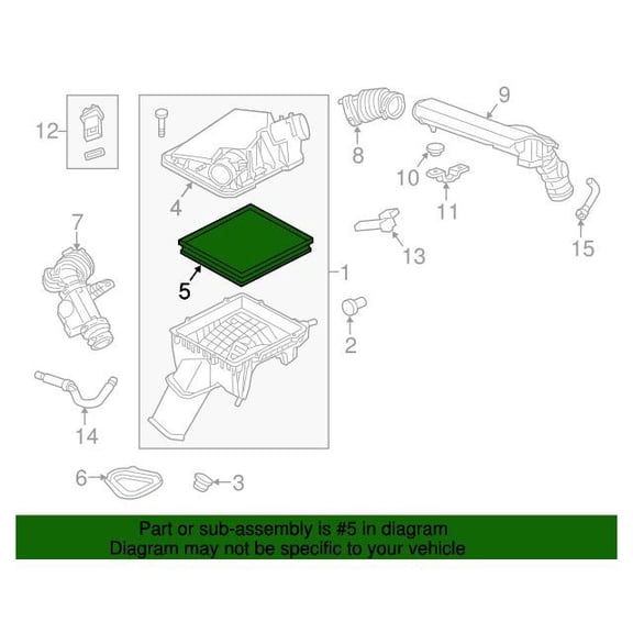 GM 22989313 Element-A/Cl
