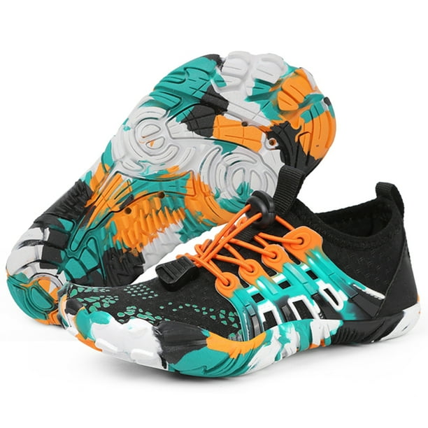 Zapatos de agua para niños, sandalias de playa descalzas, transpirables, antideslizantes, zapatos acuáticos para hombres y mujeres