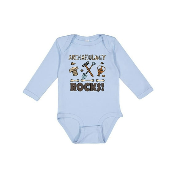 Inktastic Archaeology Rocks Archaeologist Boys or Girls Long Sleeve Baby Bodysuit