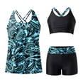 thumbnail image 6 of HUAXUN Tankini Tops for Women Swimwear Cute Swimsuit Tummy Control Swimsuits for Women Trim Tankini Top with Bottom 3036 3 Piece Swimsuit for Women, 6 of 7