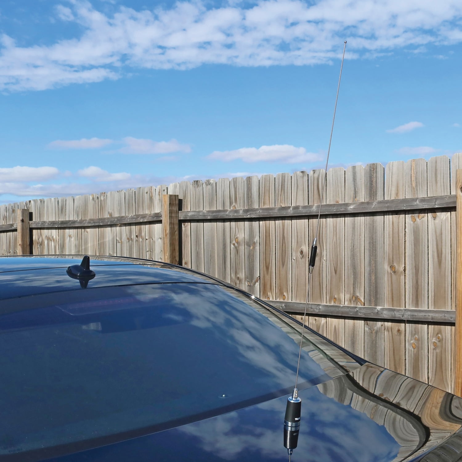 Tram 150-Watt Pretuned Dual-Band 144 MHz to 148 MHz VHF/430 MHz to 450 MHz UHF Amateur Radio Antenna with NMO Mounting