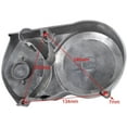 thumbnail image 2 of Engine Magnetor Side Stator Left Cover For 125cc 150cc Pit Dirt Bike (Silver), 2 of 3