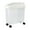 White, variant on Bdday Kitchen Storage Large Airtight 20lb Rice Container, Food Storage Cereal Container, Pet Dog Food Container with Wheels + Measuring Cup, Flour Grain Container for Household Dorm Room Storage