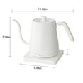 thumbnail image 3 of HAOANDeals of the Day! Electric Kettle Gooseneck Spout  800ML Stainless Steel Water Kettle for Coffee and Tea with Fast Heating  Auto-Shut Off and Boil-Dry Protection in Black Clearance W, 3 of 7