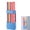 Blue, variant on NOGIS Straw Holder, Magnetic Straw Dispenser, Reusable Tumbler Organizer with Adhesive for Kitchen Cabinet, Cupboard, Coffee Bar & Countertop Storage (White)