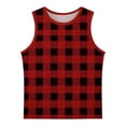 thumbnail image 5 of Hpgjzj Girls Tank Tops Camis Boys Plaid Print Tagless Cotton Tanks Sleeveless Tees 2025, 5 of 6