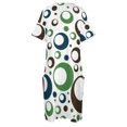 thumbnail image 4 of Vestido retro con bolsos para ropa de fiesta de mujer 60 patrones, 4 of 6