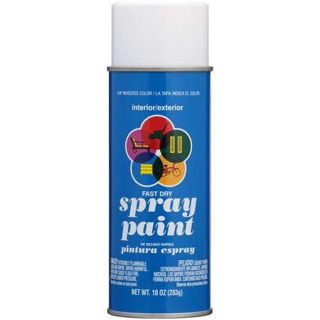 Fast Dry Gloss White Spray Paint, 10 oz